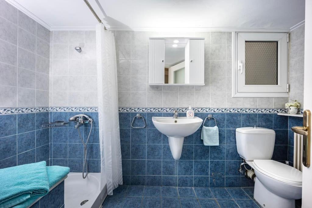Bright Central Apartment With Splendid Sea View! Chalkís Kültér fotó