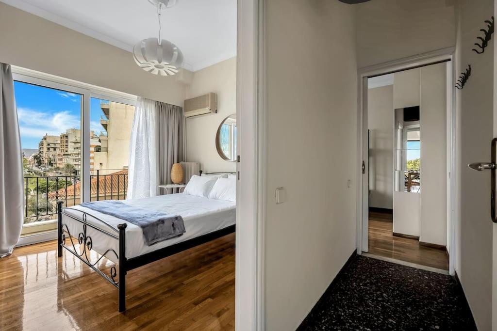 Bright Central Apartment With Splendid Sea View! Chalkís Kültér fotó
