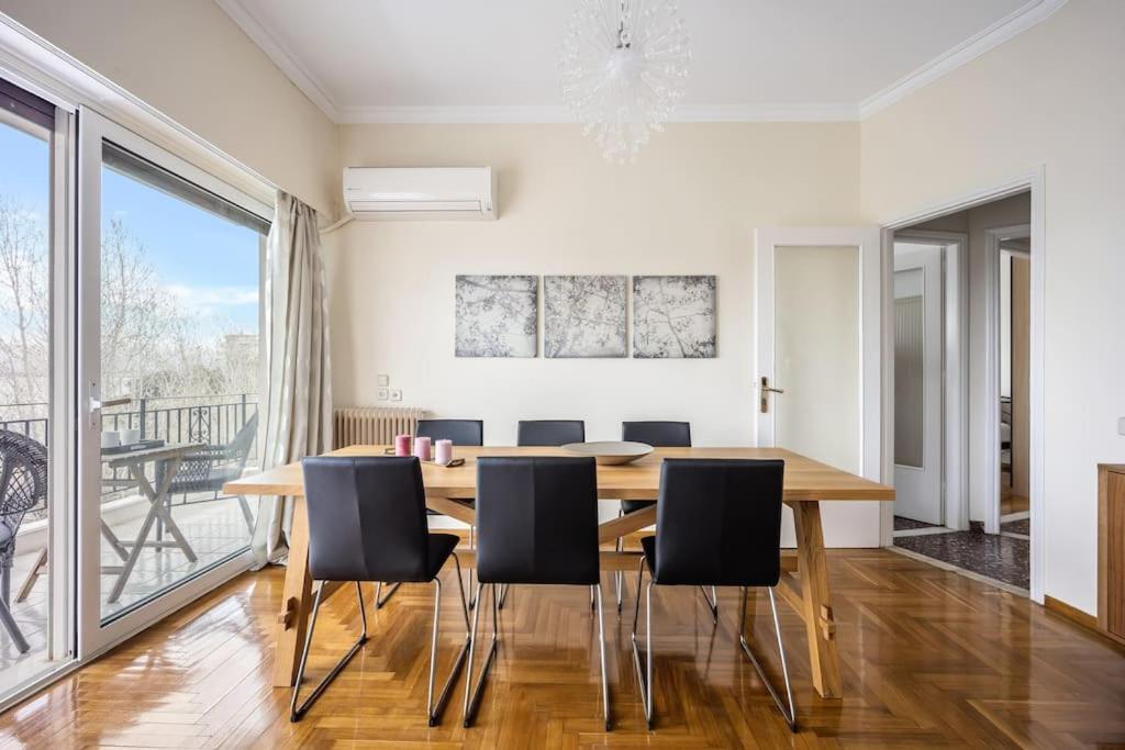 Bright Central Apartment With Splendid Sea View! Chalkís Kültér fotó
